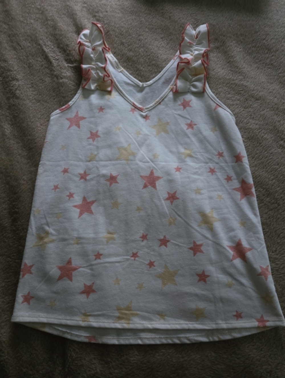Frilly Sleeved Star Tank